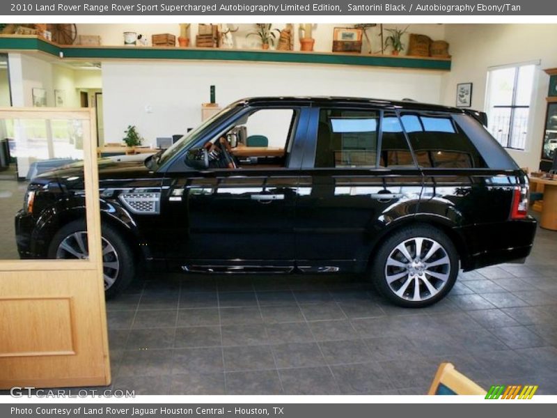 Santorini Black / Autobiography Ebony/Tan 2010 Land Rover Range Rover Sport Supercharged Autobiography Limited Edition