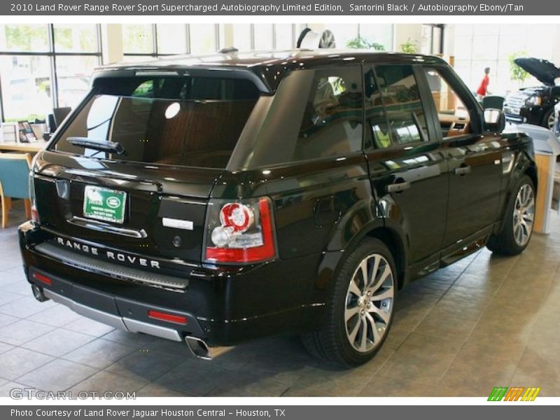 Santorini Black / Autobiography Ebony/Tan 2010 Land Rover Range Rover Sport Supercharged Autobiography Limited Edition