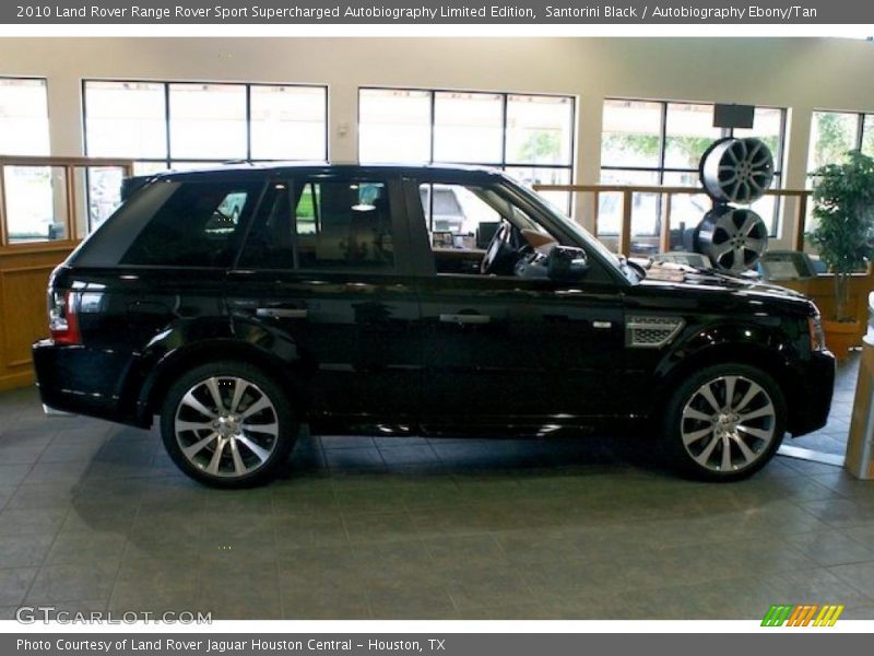 Santorini Black / Autobiography Ebony/Tan 2010 Land Rover Range Rover Sport Supercharged Autobiography Limited Edition