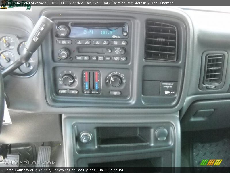 Dark Carmine Red Metallic / Dark Charcoal 2003 Chevrolet Silverado 2500HD LS Extended Cab 4x4