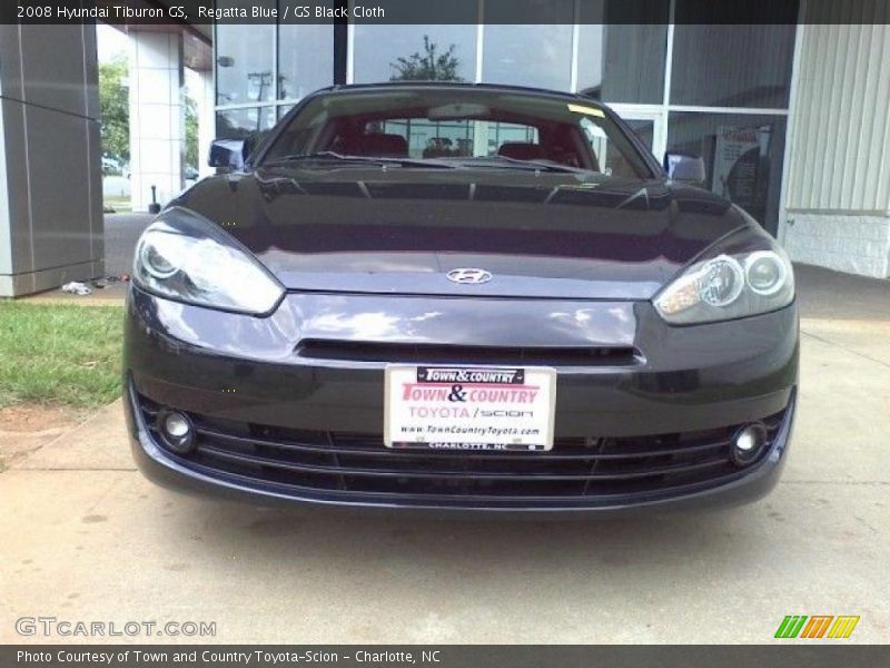 Regatta Blue / GS Black Cloth 2008 Hyundai Tiburon GS