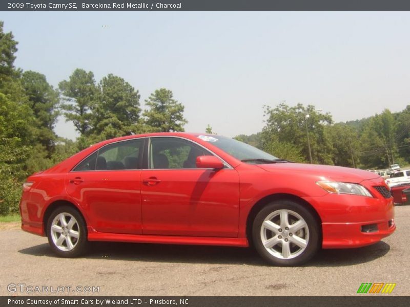 Barcelona Red Metallic / Charcoal 2009 Toyota Camry SE