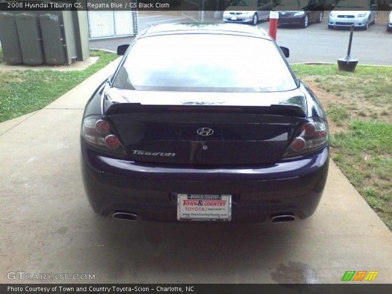 Regatta Blue / GS Black Cloth 2008 Hyundai Tiburon GS