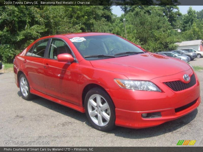 Barcelona Red Metallic / Charcoal 2009 Toyota Camry SE