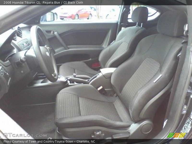 Regatta Blue / GS Black Cloth 2008 Hyundai Tiburon GS
