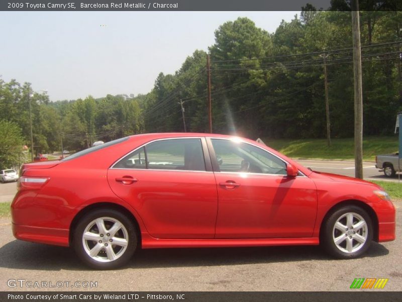 Barcelona Red Metallic / Charcoal 2009 Toyota Camry SE