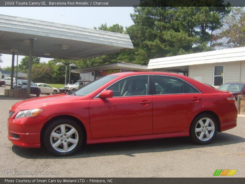 Barcelona Red Metallic / Charcoal 2009 Toyota Camry SE