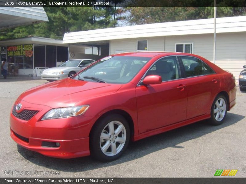Barcelona Red Metallic / Charcoal 2009 Toyota Camry SE