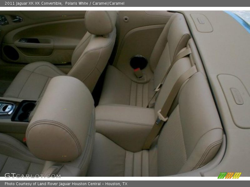 Polaris White / Caramel/Caramel 2011 Jaguar XK XK Convertible