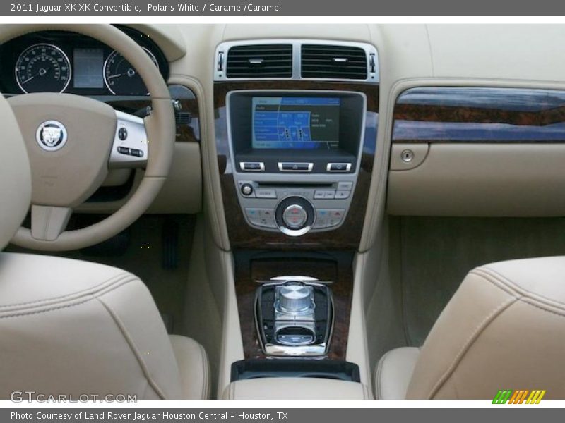 Polaris White / Caramel/Caramel 2011 Jaguar XK XK Convertible