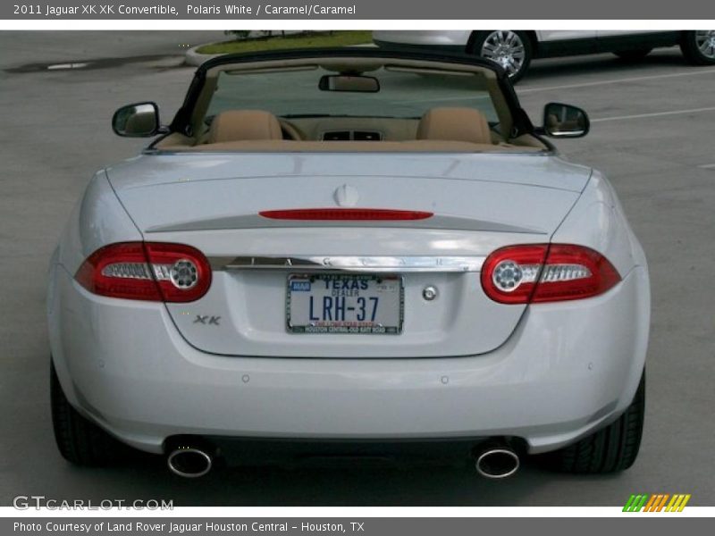 Polaris White / Caramel/Caramel 2011 Jaguar XK XK Convertible