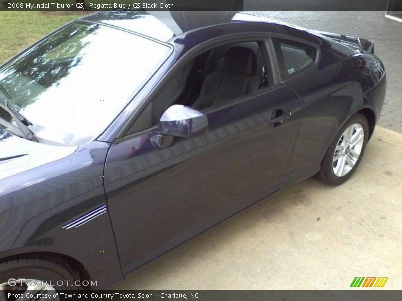 Regatta Blue / GS Black Cloth 2008 Hyundai Tiburon GS