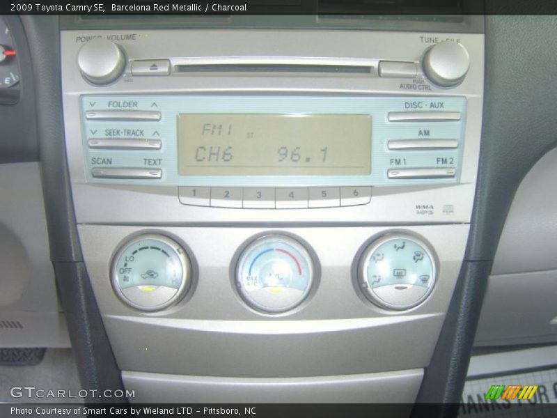 Barcelona Red Metallic / Charcoal 2009 Toyota Camry SE