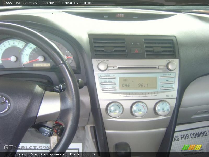 Barcelona Red Metallic / Charcoal 2009 Toyota Camry SE