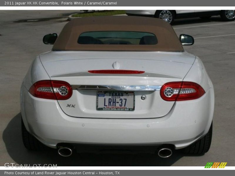 Polaris White / Caramel/Caramel 2011 Jaguar XK XK Convertible
