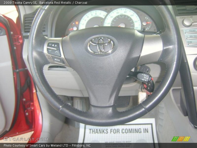 Barcelona Red Metallic / Charcoal 2009 Toyota Camry SE
