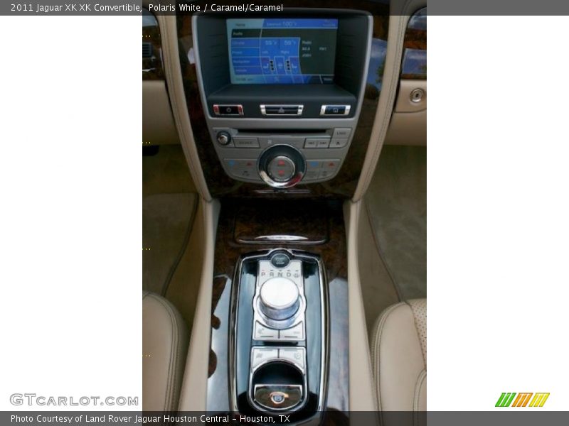 Polaris White / Caramel/Caramel 2011 Jaguar XK XK Convertible