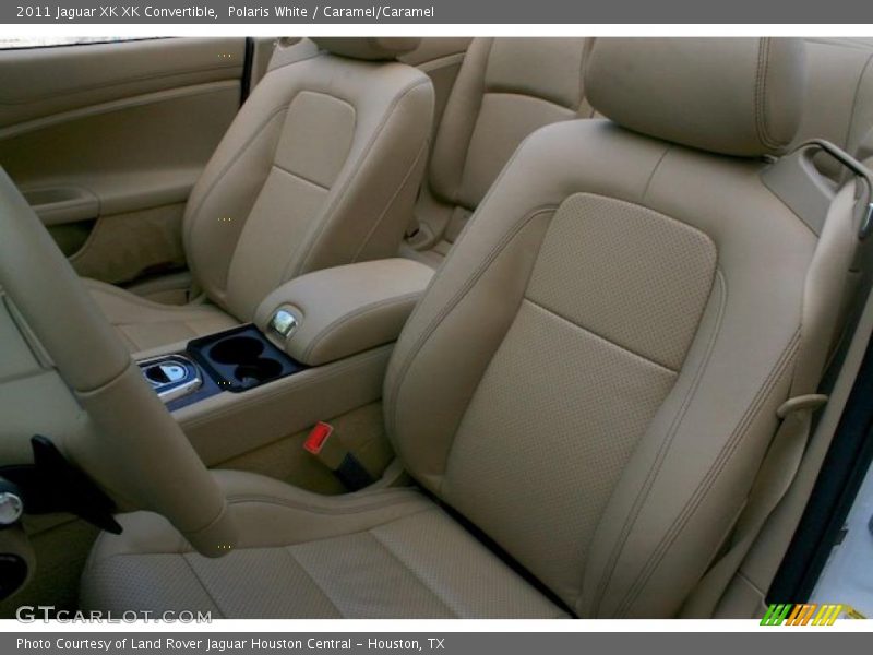 Polaris White / Caramel/Caramel 2011 Jaguar XK XK Convertible