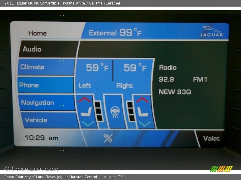 Polaris White / Caramel/Caramel 2011 Jaguar XK XK Convertible