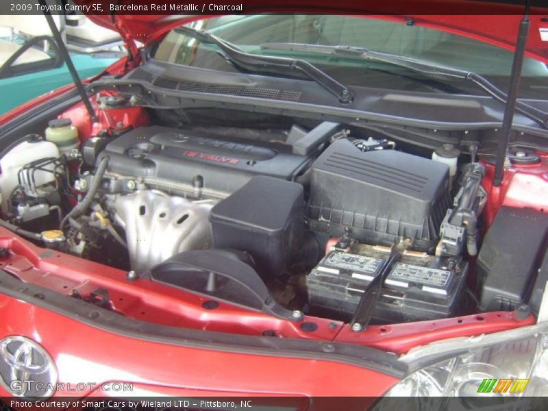 Barcelona Red Metallic / Charcoal 2009 Toyota Camry SE