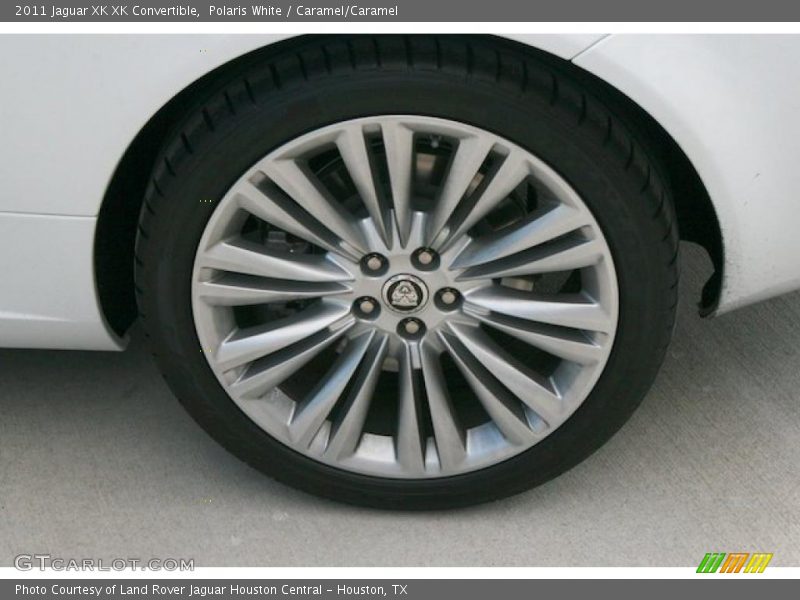Polaris White / Caramel/Caramel 2011 Jaguar XK XK Convertible