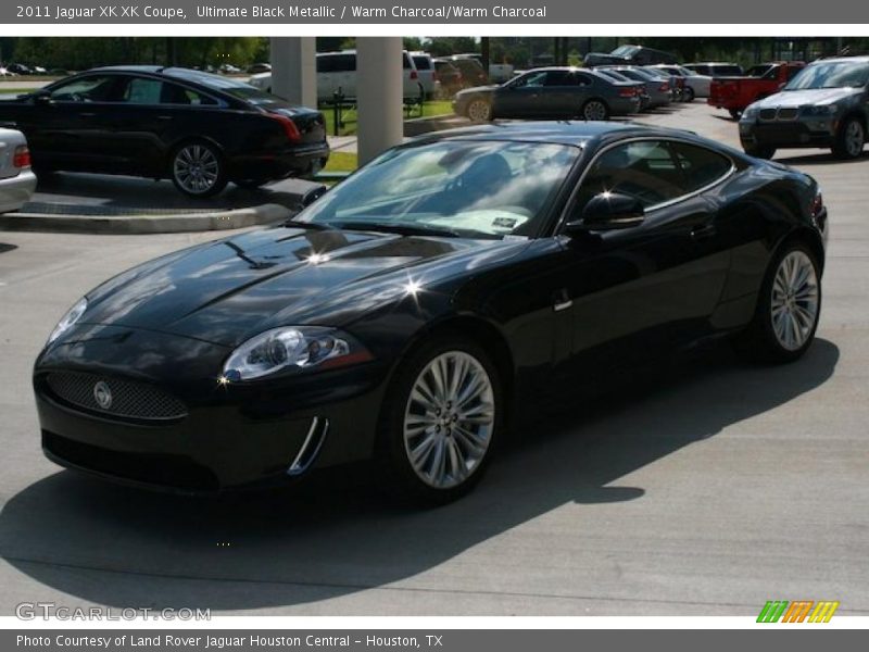 Ultimate Black Metallic / Warm Charcoal/Warm Charcoal 2011 Jaguar XK XK Coupe