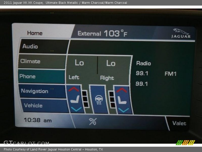Ultimate Black Metallic / Warm Charcoal/Warm Charcoal 2011 Jaguar XK XK Coupe