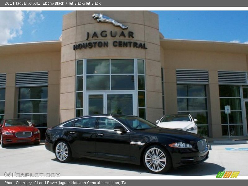 Ebony Black / Jet Black/Jet Black 2011 Jaguar XJ XJL