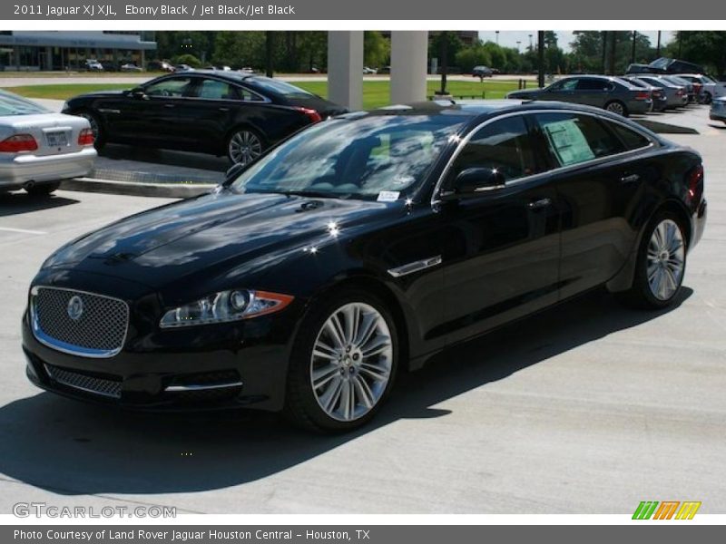 Ebony Black / Jet Black/Jet Black 2011 Jaguar XJ XJL