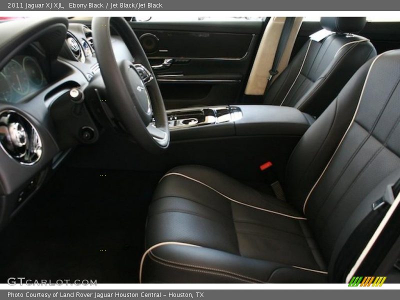 Ebony Black / Jet Black/Jet Black 2011 Jaguar XJ XJL