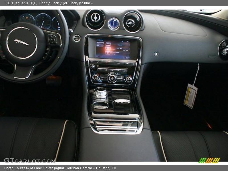 Ebony Black / Jet Black/Jet Black 2011 Jaguar XJ XJL