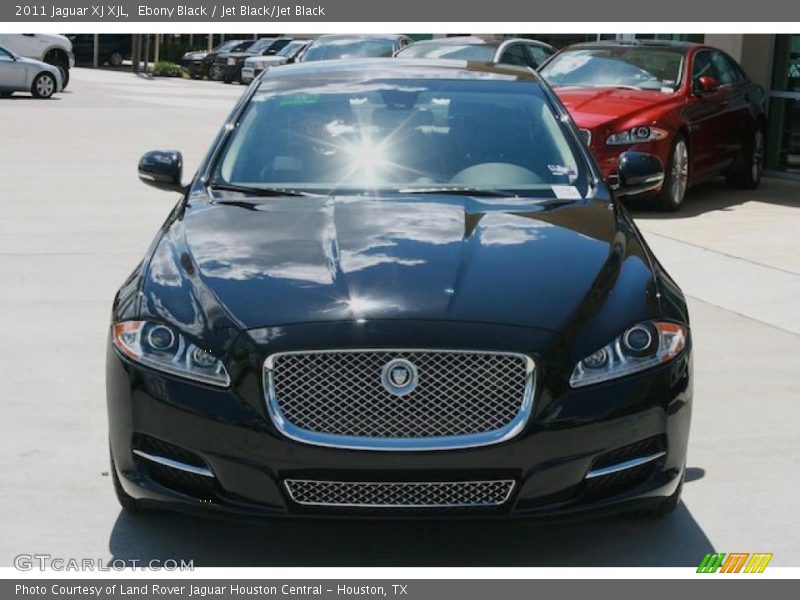 Ebony Black / Jet Black/Jet Black 2011 Jaguar XJ XJL
