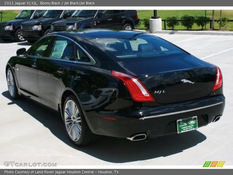 Ebony Black / Jet Black/Jet Black 2011 Jaguar XJ XJL