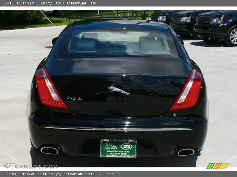 Ebony Black / Jet Black/Jet Black 2011 Jaguar XJ XJL