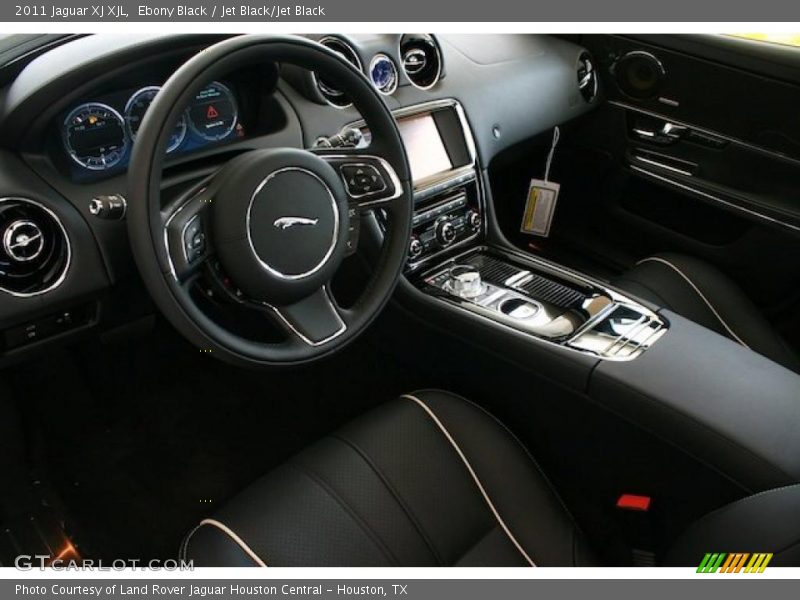 Ebony Black / Jet Black/Jet Black 2011 Jaguar XJ XJL