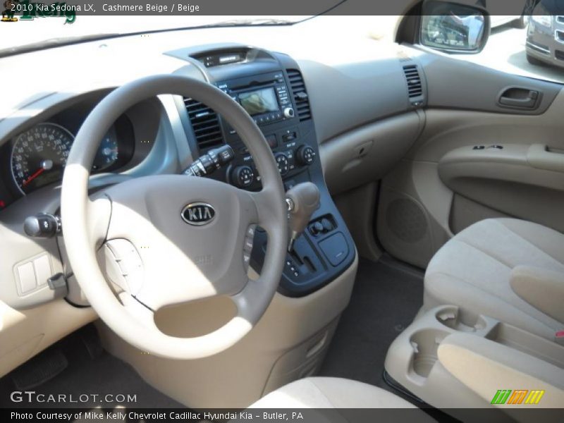 Cashmere Beige / Beige 2010 Kia Sedona LX