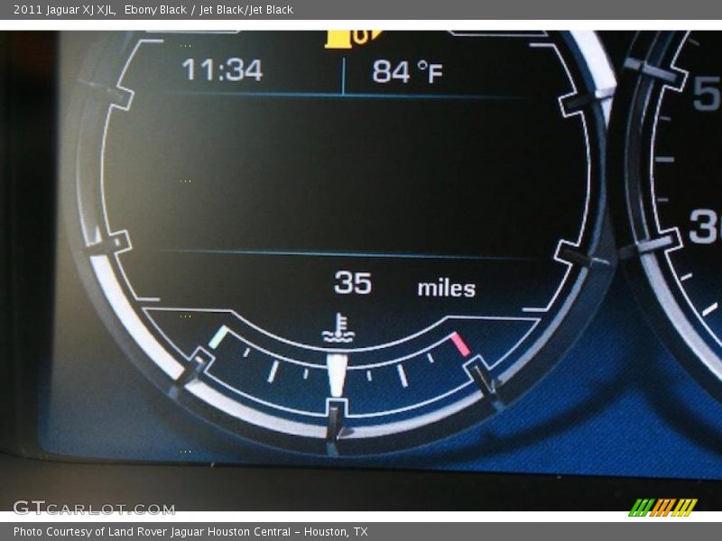 Ebony Black / Jet Black/Jet Black 2011 Jaguar XJ XJL