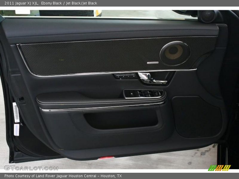 Ebony Black / Jet Black/Jet Black 2011 Jaguar XJ XJL