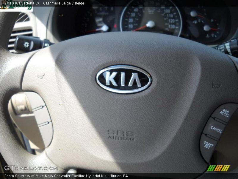 Cashmere Beige / Beige 2010 Kia Sedona LX