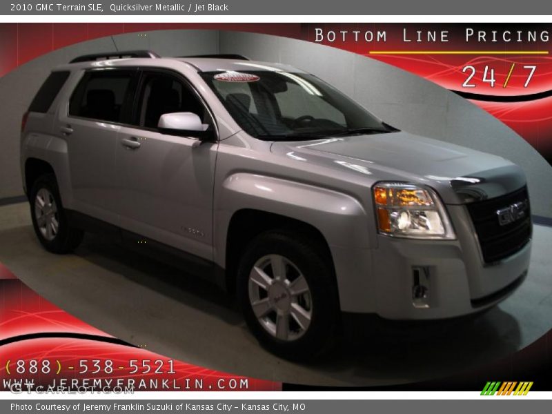 Quicksilver Metallic / Jet Black 2010 GMC Terrain SLE