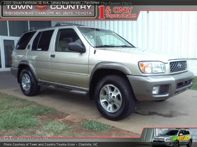 Sahara Beige Metallic / Parchment 2000 Nissan Pathfinder SE 4x4