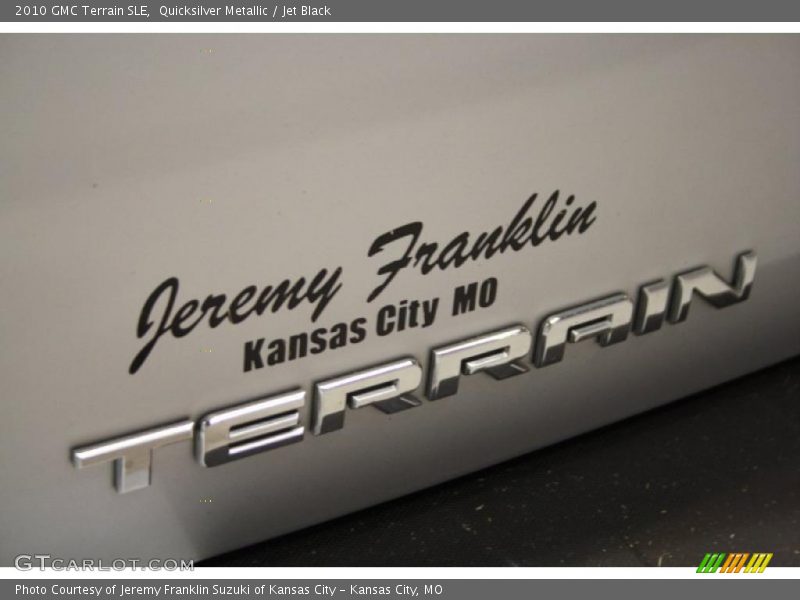 Quicksilver Metallic / Jet Black 2010 GMC Terrain SLE
