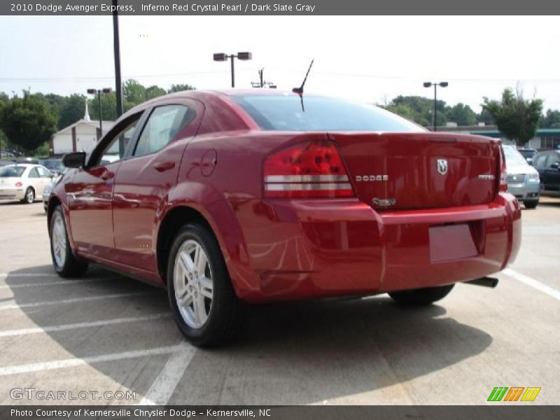 Inferno Red Crystal Pearl / Dark Slate Gray 2010 Dodge Avenger Express