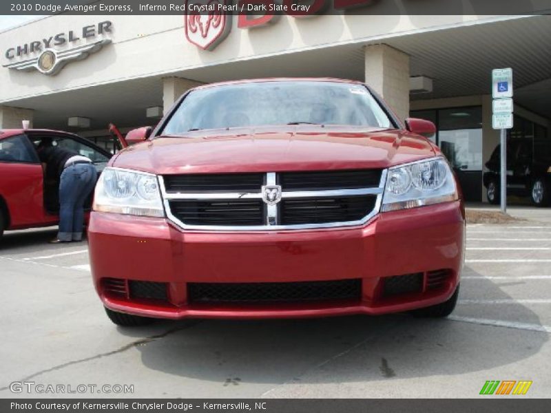 Inferno Red Crystal Pearl / Dark Slate Gray 2010 Dodge Avenger Express