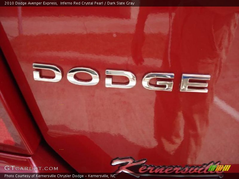 Inferno Red Crystal Pearl / Dark Slate Gray 2010 Dodge Avenger Express