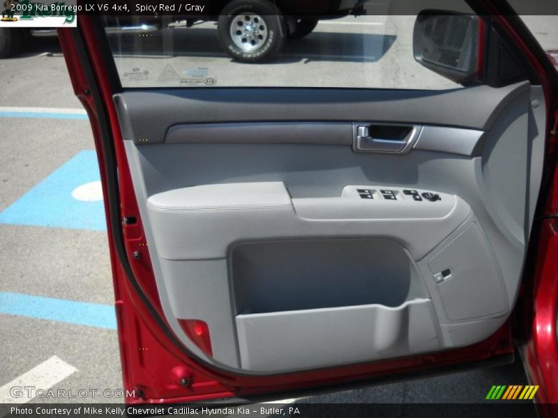 Spicy Red / Gray 2009 Kia Borrego LX V6 4x4