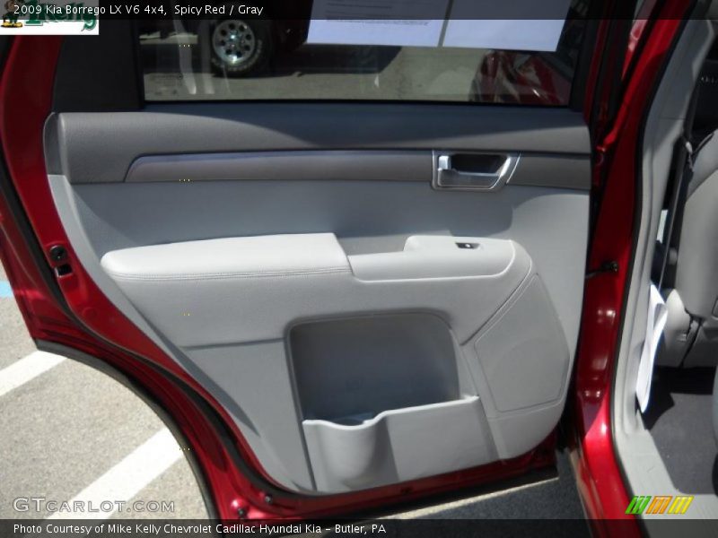 Spicy Red / Gray 2009 Kia Borrego LX V6 4x4