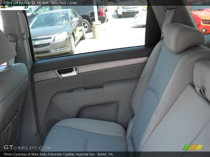 Spicy Red / Gray 2009 Kia Borrego LX V6 4x4