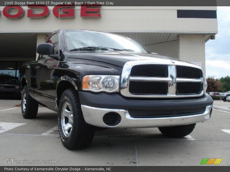 Black / Dark Slate Gray 2005 Dodge Ram 1500 ST Regular Cab
