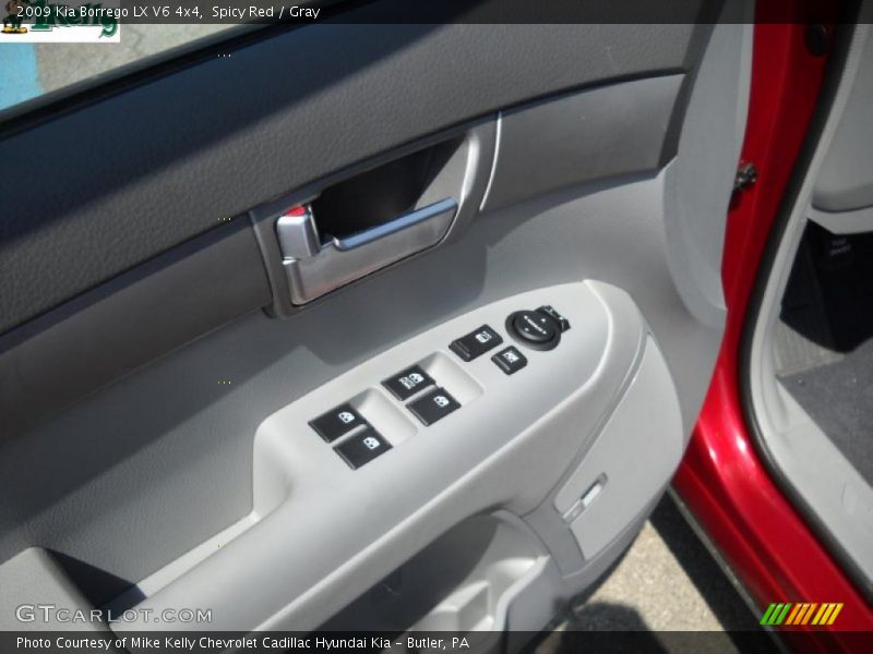 Spicy Red / Gray 2009 Kia Borrego LX V6 4x4